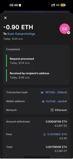 Crypto wallet UI design